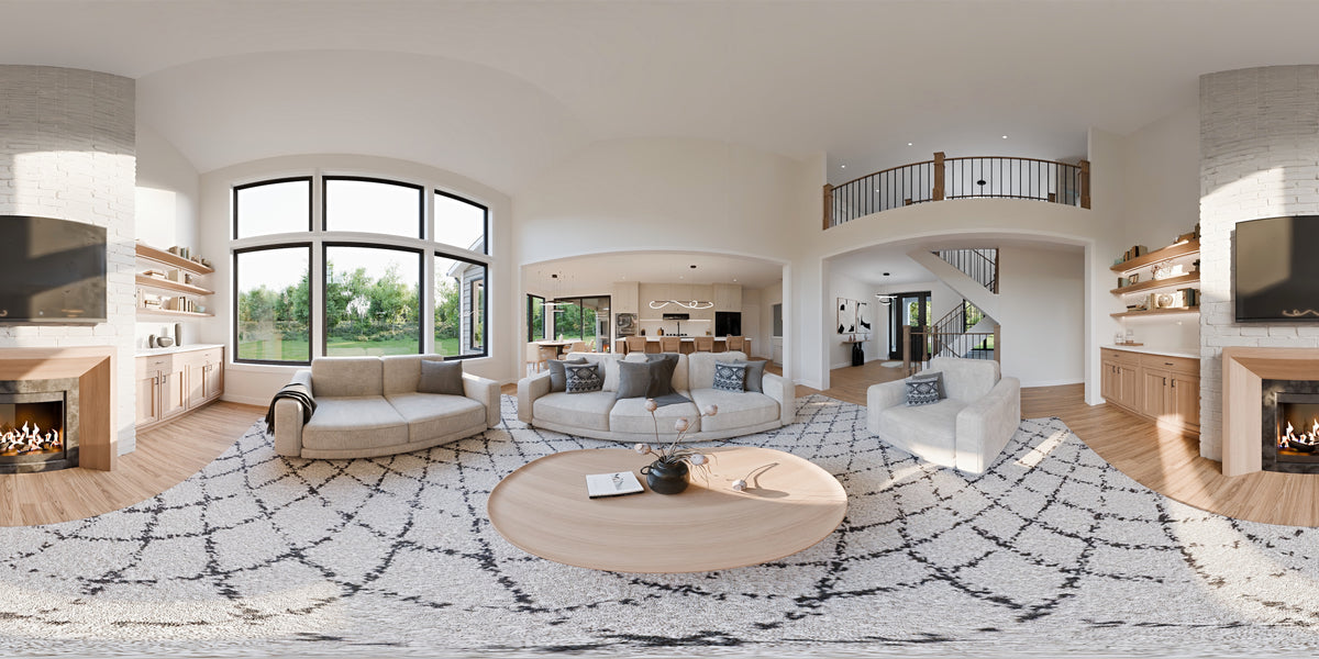 AJ7726-A Craftsman House Great Room, 3 Bedrooms, 2.5 Bathrooms | Plan 1063