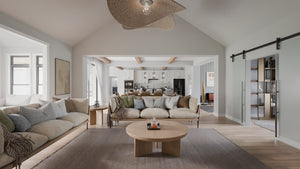 AJ7679-A Modern Farmhouse Great Room, 4 Bedrooms, 3.5 Bathrooms | Plan 1011 