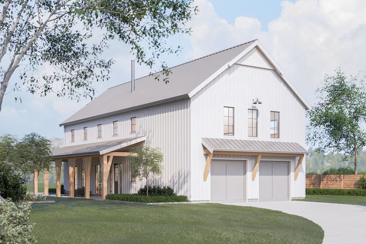 3450 Sq ft Farmhouse Plan with 4 Bedrooms