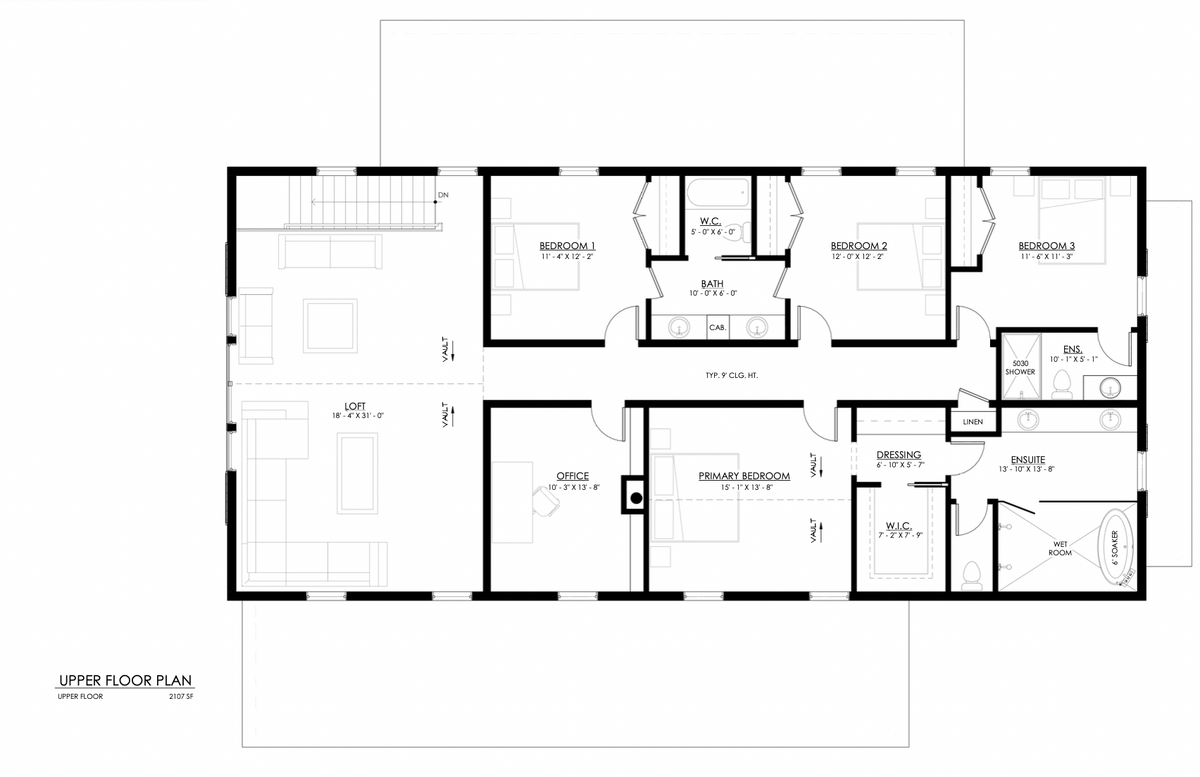 Galloway Upper Floor Plan