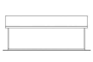 AM7201-A Garage House Rear Elevation