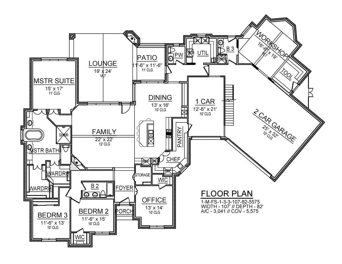 Genie Lane Main Floor Plan