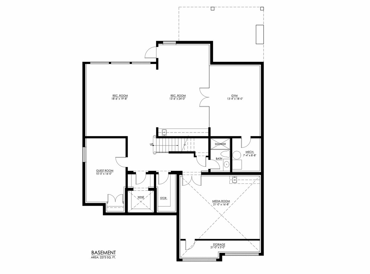 Goodbrand Basement Floor Plan