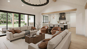 C8154-A Modern Farmhouse House Great Room, 4 Bedrooms, 4.5 Bathrooms | Amaryllis 2 House Plan  