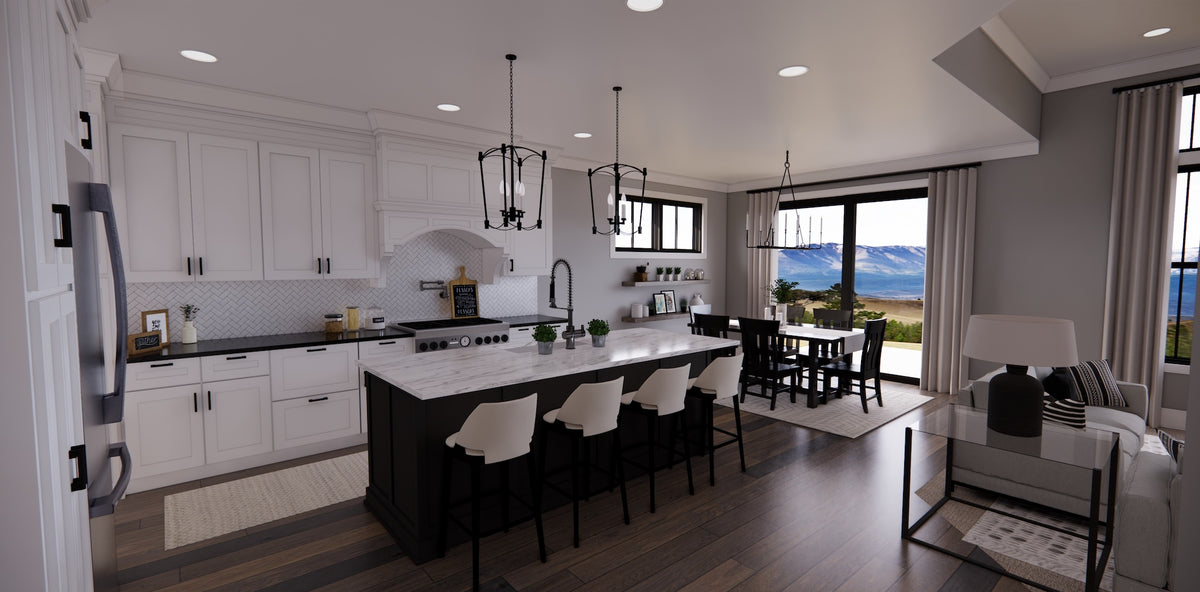 D7368-A Pinecrest House Kitchen and Eating Bar