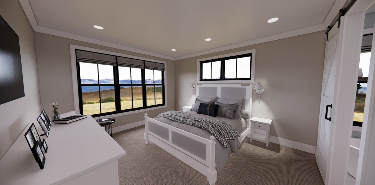 D7368-A Pinecrest House Master Bedroom