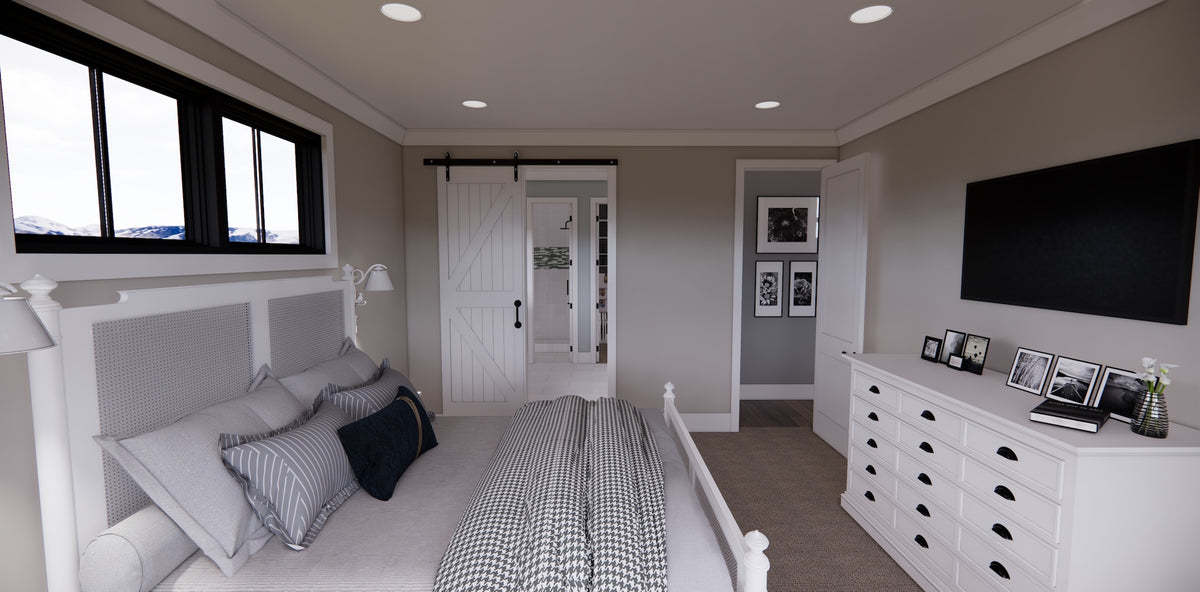 D7368-A Pinecrest House Master Bedroom