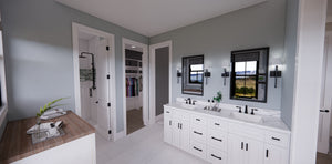 D7368-A Pinecrest House Master Bathroom