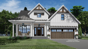 D7368-A Pinecrest House Exterior-4