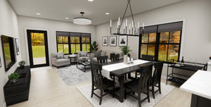 D7364-A Hagwood House Dining and Living