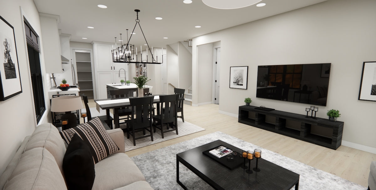 D7364-A Hagwood House Living and Dining