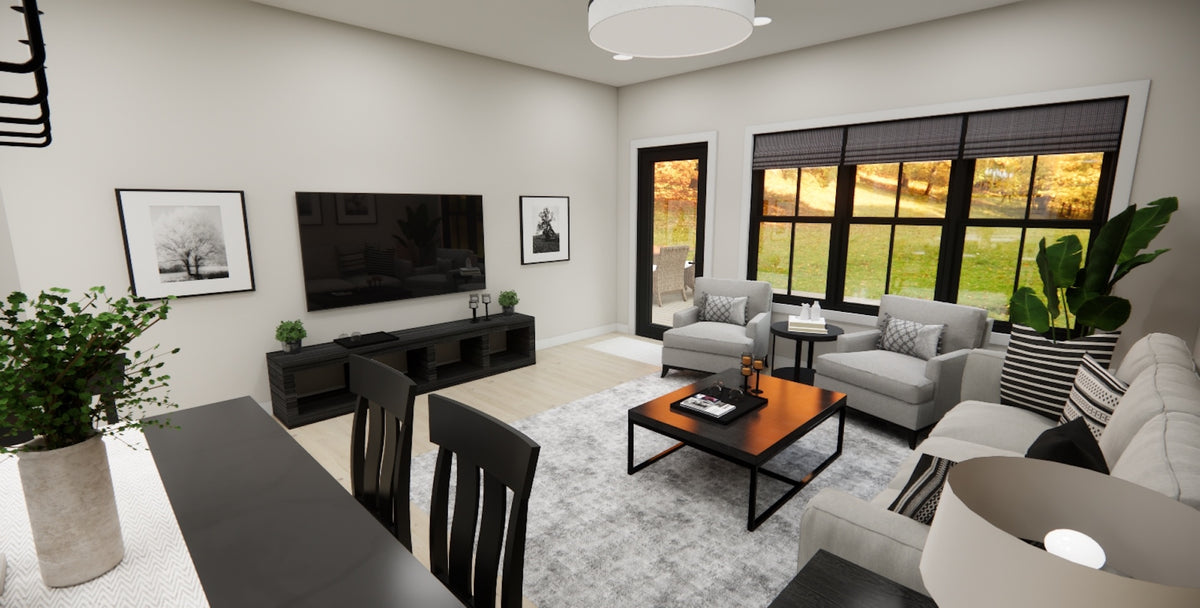 D7364-A Hagwood House Living