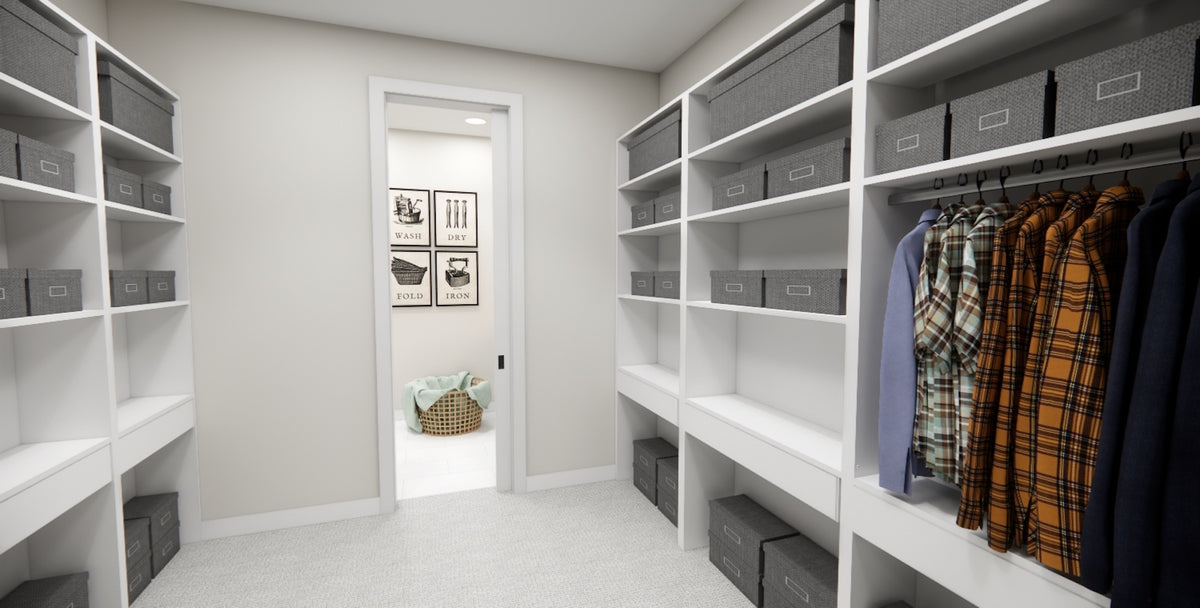 D7364-A Hagwood House Walk in Closet