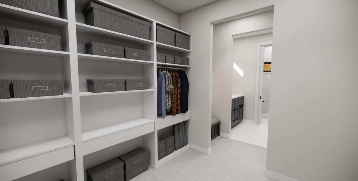 D7364-A Hagwood House Walk in Closet