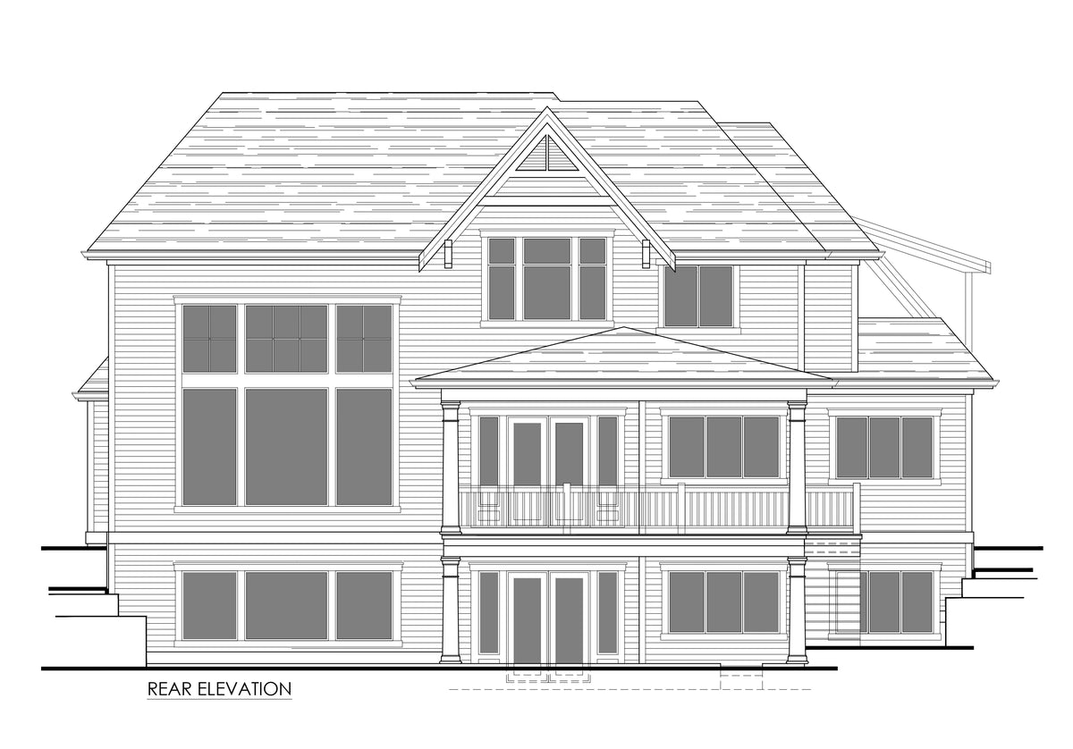 Beautiful European Style Family Home Plan: 4,328 sq ft with 4 Bedrooms