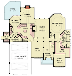 Haddington II House Plans - Archival Designs House Plans, floor plan