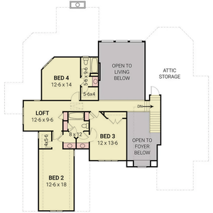 Haddington II House Plans - Archival Designs House Plans, floor plan