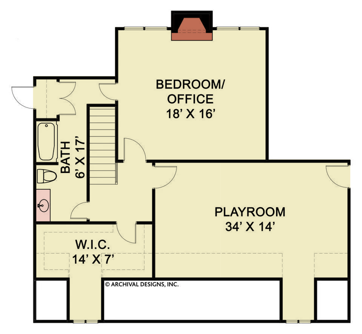 A213-A Haisten House Plan Floor Plan