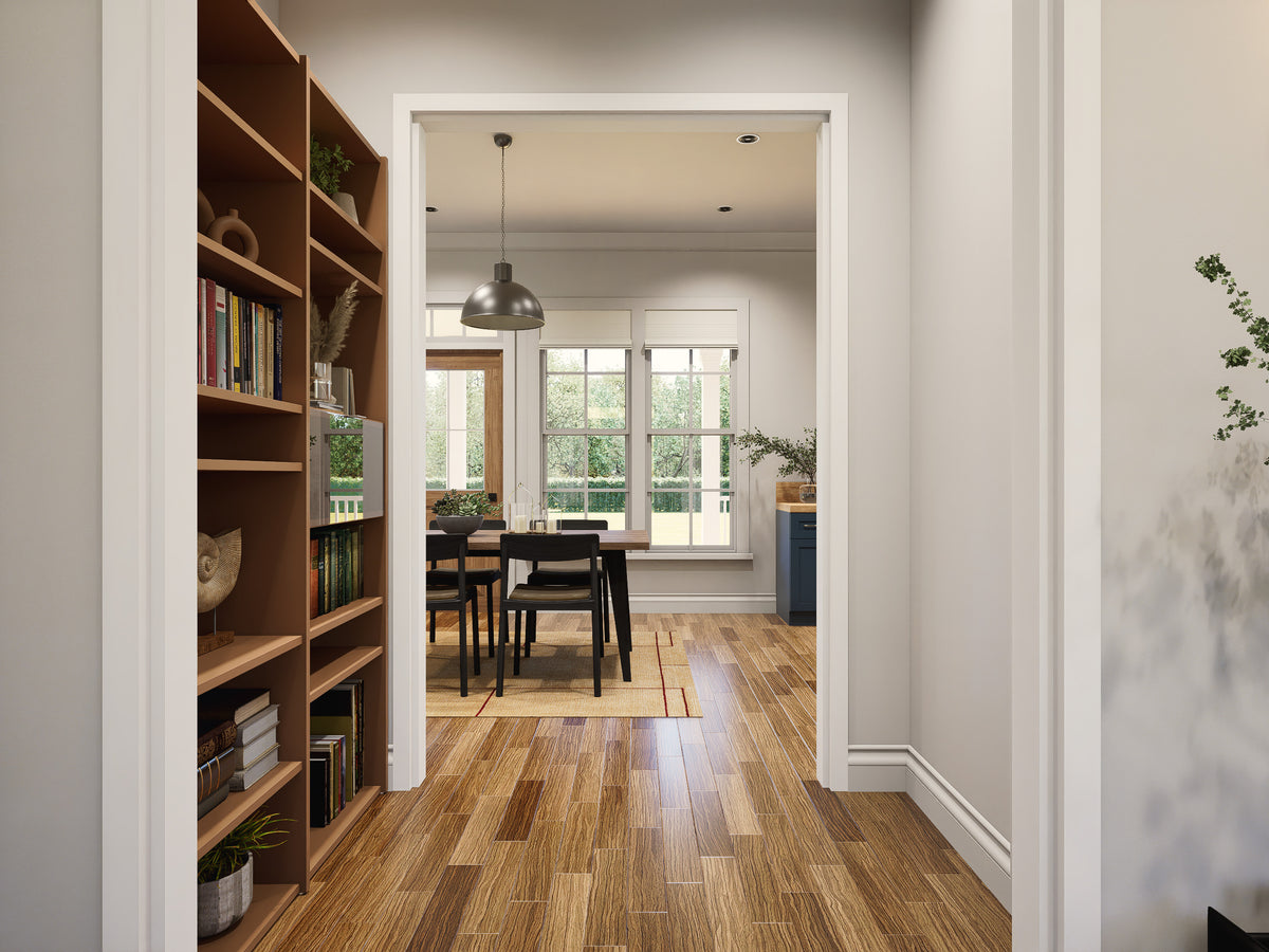 25124 Blues 3 Traditional Style Plan 3-Beds, 2.5 Bathrooms, Hall