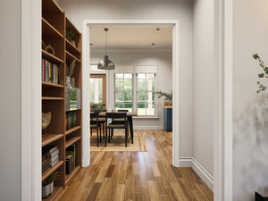 25124 Blues 3 Traditional Style Plan 3-Beds, 2.5 Bathrooms, Hall