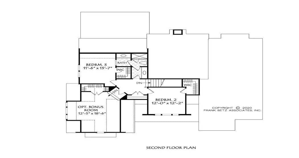 Hargrove Farm - Archival Designs House Plans, floor plan