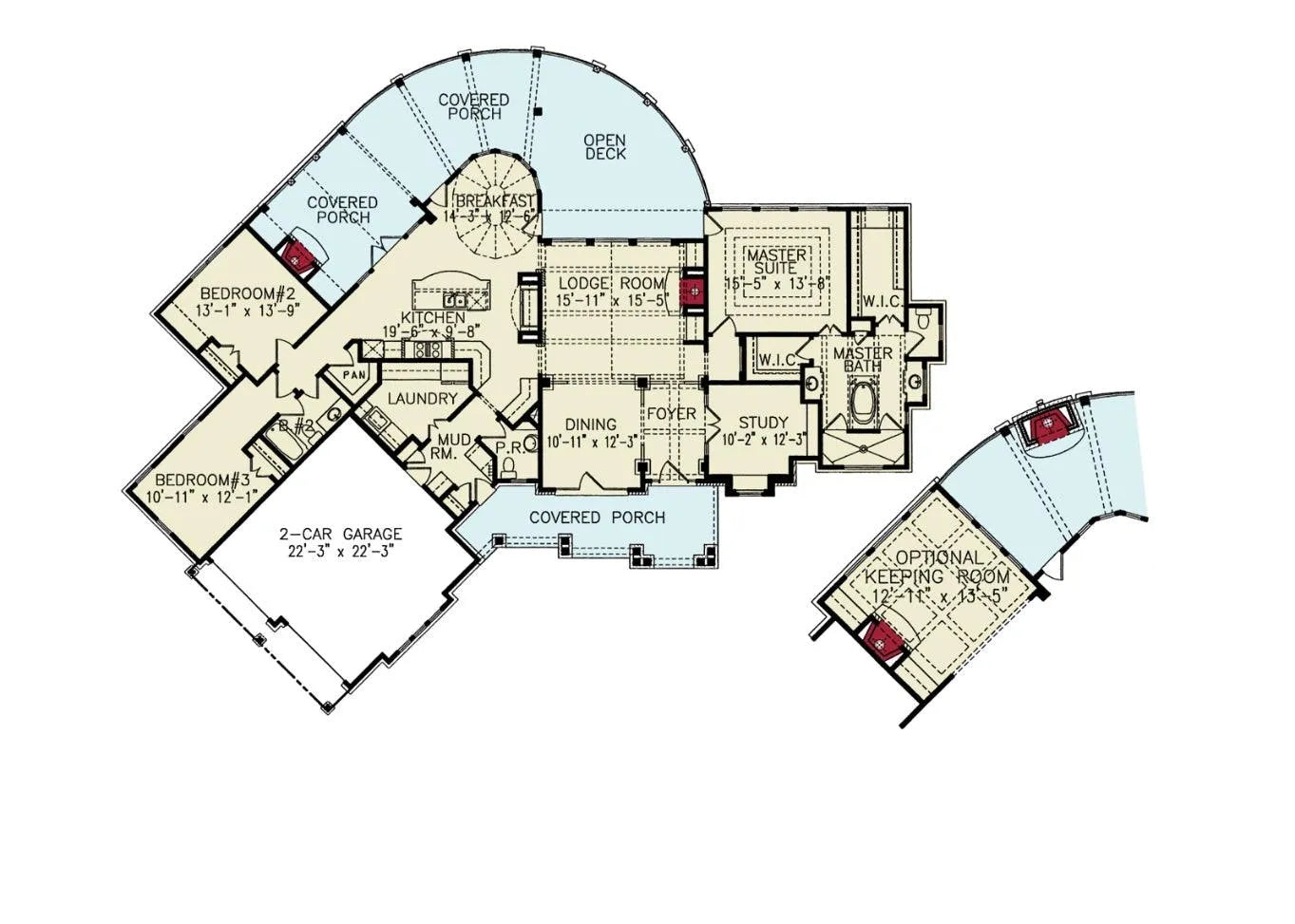 Harmony Mountain Cottage - Archival Designs House Plans