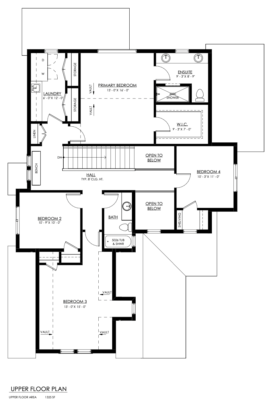 Hazelwood Upper Floor Plan