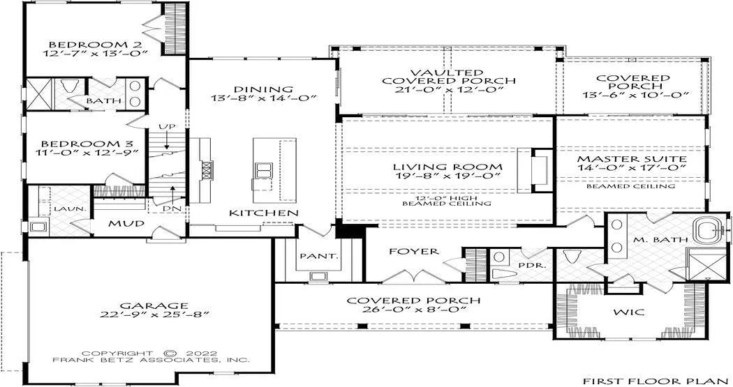 Helmsly Park - Archival Designs House Plans, floor plan