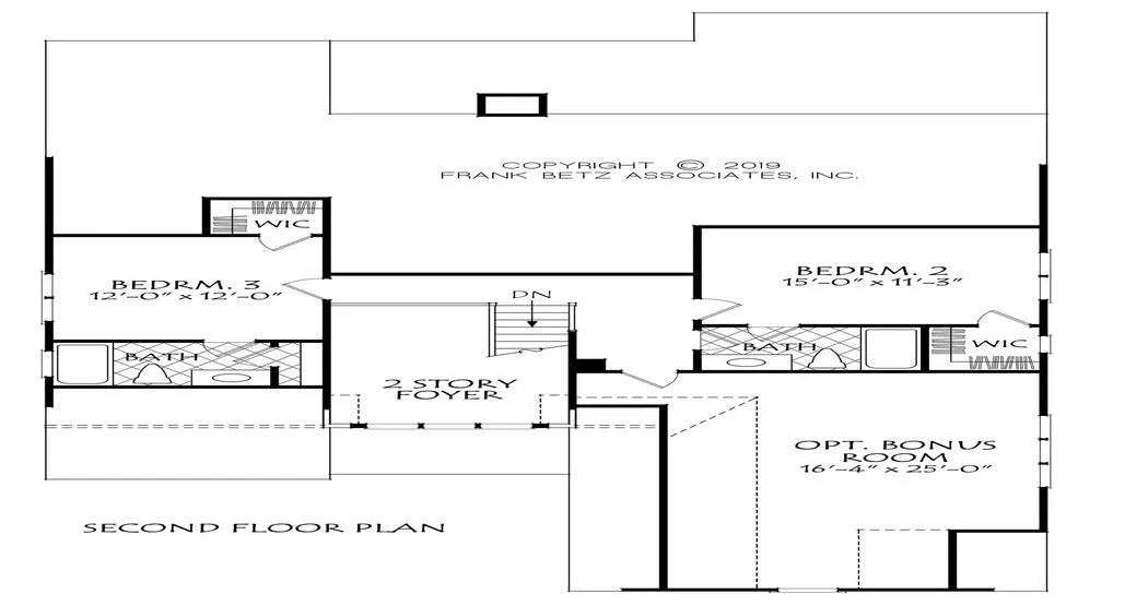 Highland Point Second Floor Plan