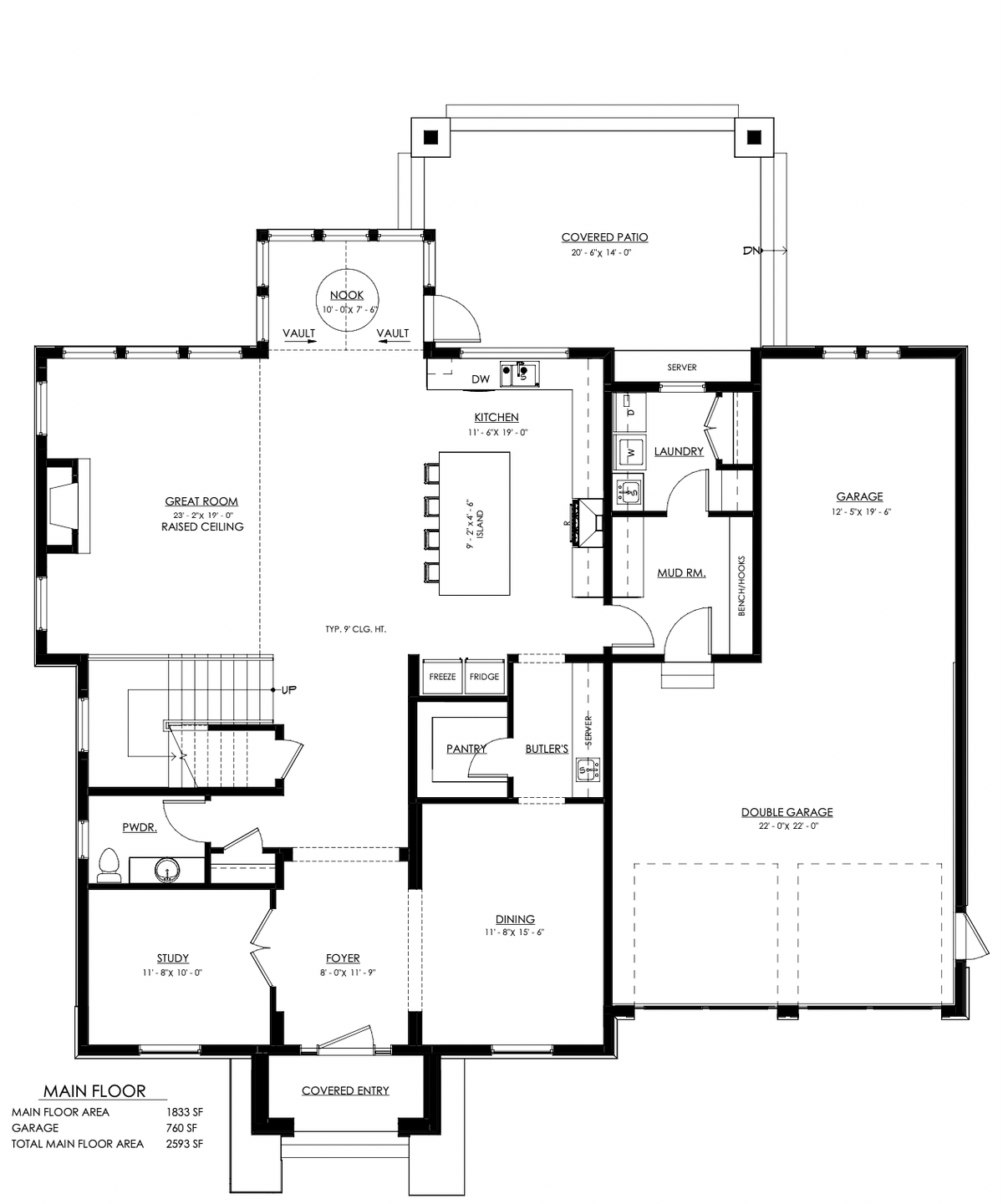 Highland Park First Floor Plan