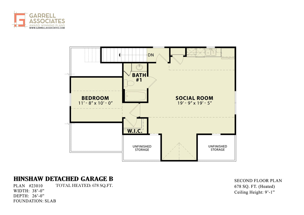 Charming Detached Garage Plan with Loft Living and Ample Storage