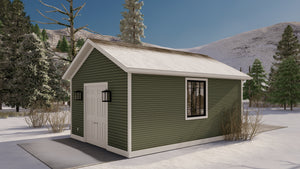 AO8479-A Detached Garage | Holmer Garage Plan Exterior-4