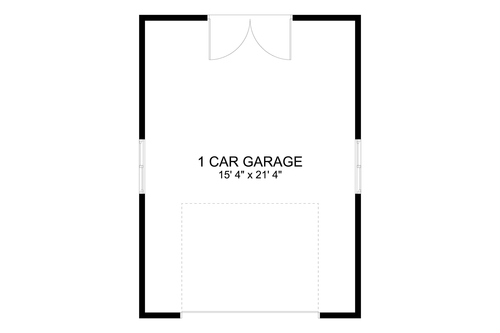 AO8479-A Detached Garage | Holmer Garage Plan Floor Plan