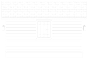 AO8479-A Detached Garage | Holmer Garage Plan Right Elevation