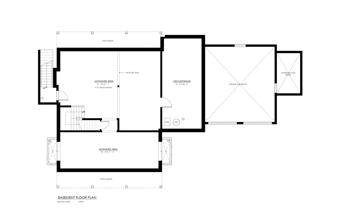 Homestead Basement Floor Plan