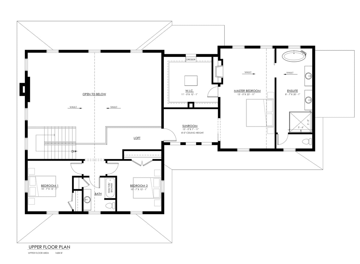 Homestead Upper Floor Plan