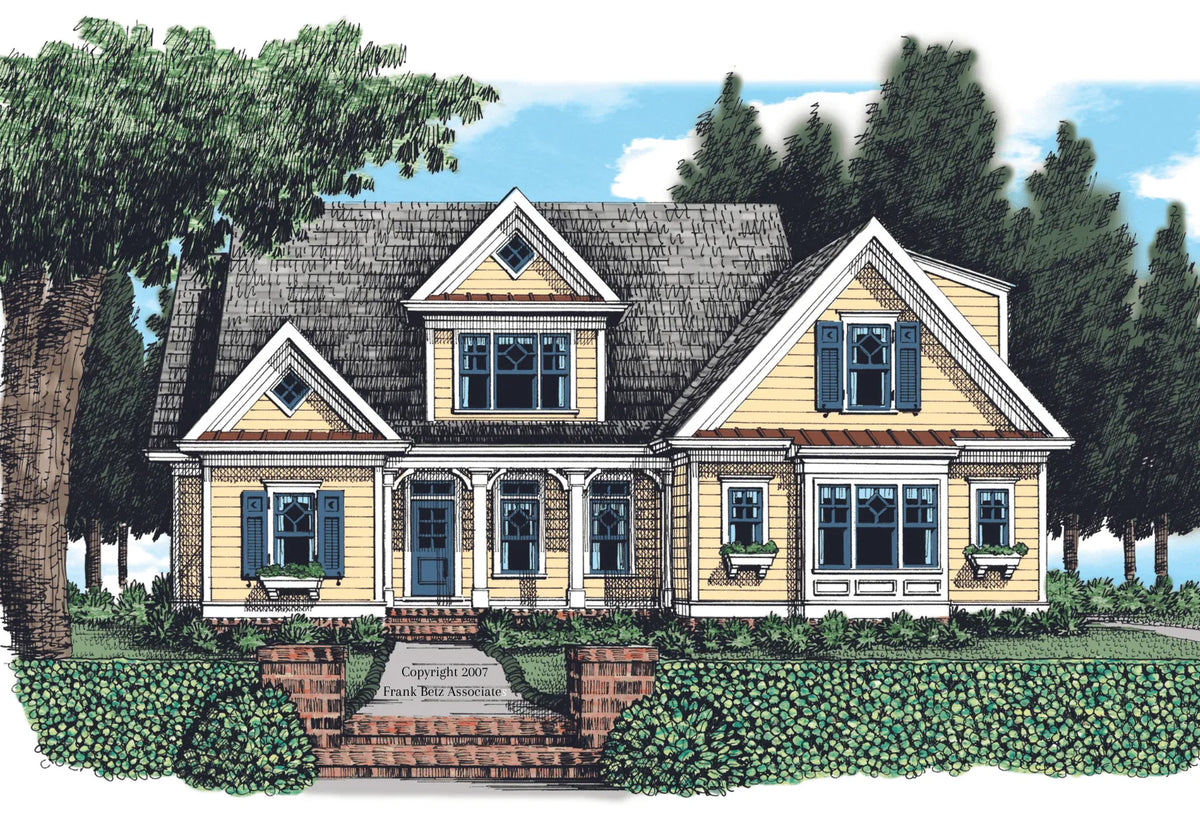 Huntington Ridge (C) House Plan - Archival Designs House Plans