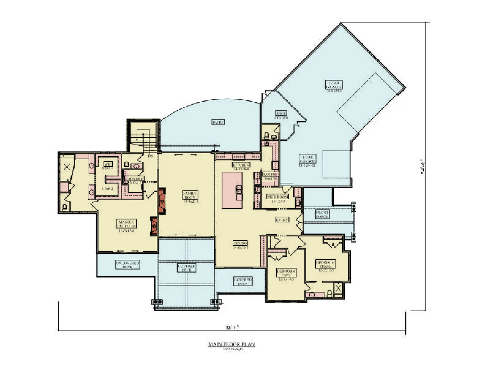 Carlson Creek House Plan - Archival Designs House Plans