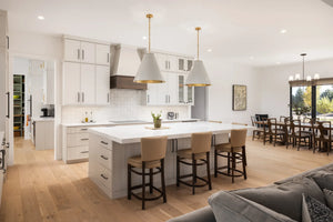 I7632-A Modern Ranch House Kitchen, 2 Bedrooms, 2.5 Bathrooms | The Gilroy Lane House Plan 