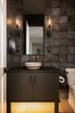 I7632-A Modern Ranch House Powder Room, 2 Bedrooms, 2.5 Bathrooms | The Gilroy Lane House Plan 