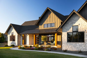 I7632-A Modern Ranch House, 2 Bedrooms, 2.5 Bathrooms | The Gilroy Lane House Plan Exterior-5
