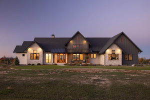 I7632-A Modern Ranch House, 2 Bedrooms, 2.5 Bathrooms | The Gilroy Lane House Plan Exterior