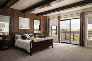 I7969-A Contemporary Mountain House  Master Bedroom, 3 Bedrooms, 2.5 Bathrooms | The Pelton Creek 3560 