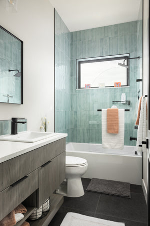 I7969-A Contemporary Mountain House Master Bathroom, 3 Bedrooms, 2.5 Bathrooms | The Pelton Creek 3560 