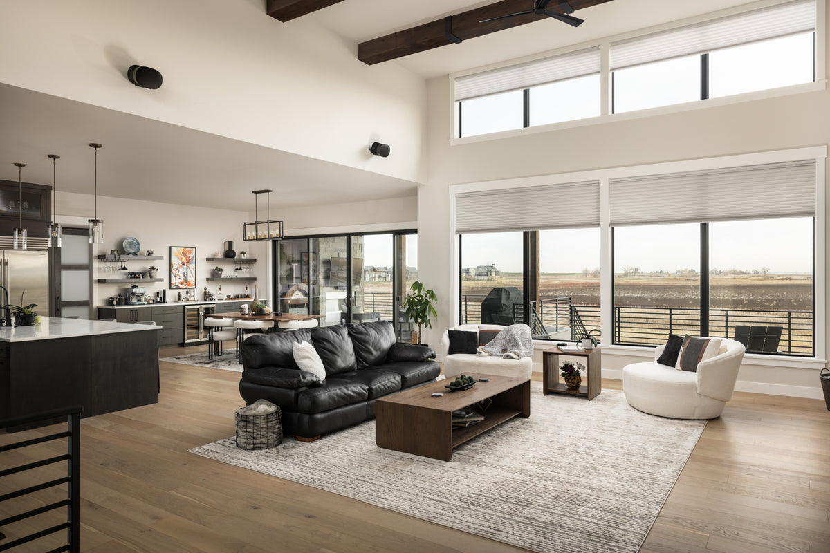 I7969-A Contemporary Mountain House Great Room, 3 Bedrooms, 2.5 Bathrooms | The Pelton Creek 3560 
