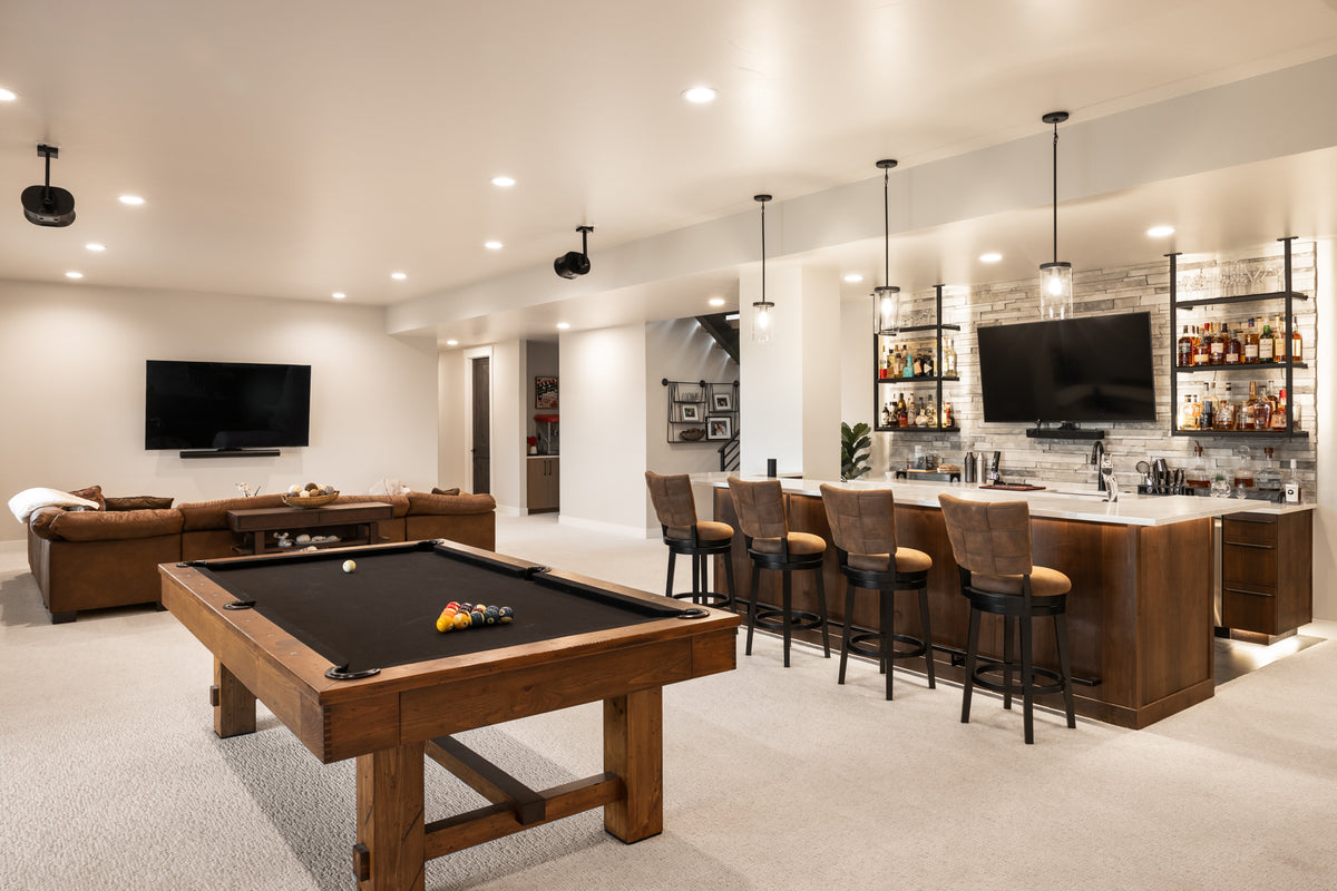 I7969-A Contemporary Mountain House Optional Basement Recreational Room, 3 Bedrooms, 2.5 Bathrooms | The Pelton Creek 3560 