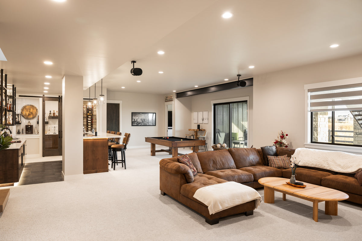 I7969-A Contemporary Mountain House Recreational Room, 3 Bedrooms, 2.5 Bathrooms | The Pelton Creek 3560 