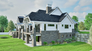 Elegant 5-Bed Luxury Walkout Home with Bonus and Game Rooms