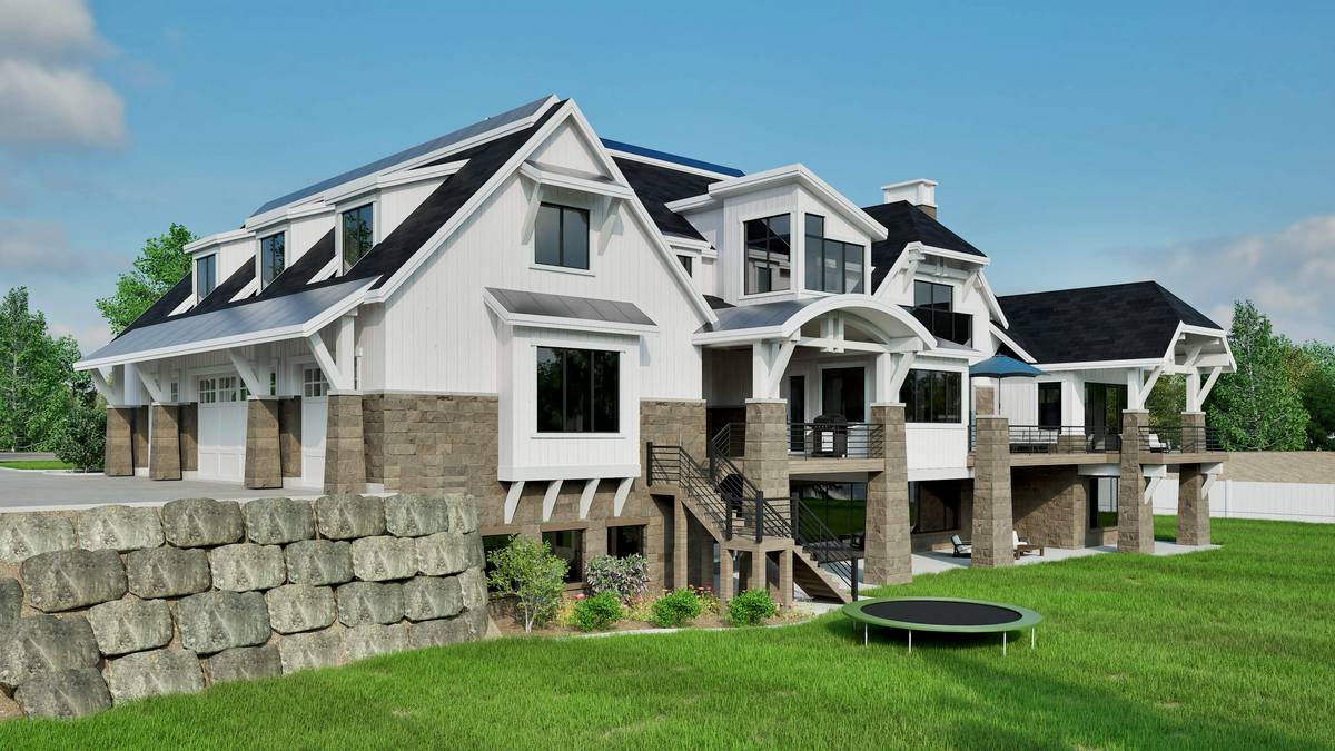 Elegant 5-Bed Luxury Walkout Home with Bonus and Game Rooms