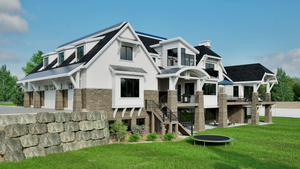 Elegant 5-Bed Luxury Walkout Home with Bonus and Game Rooms